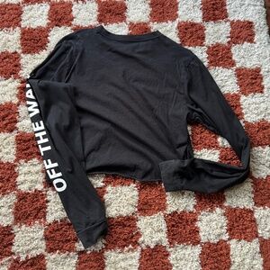 Vans long sleeve crop